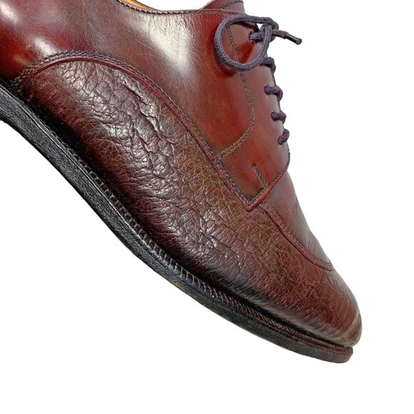 Moreschi 32159 Peccary‎ Calfskin Leather Burgundy Dress Oxfords main image 4